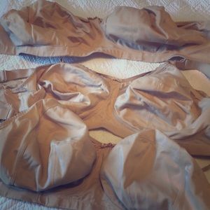 Elomi beige nursing bras size US 34N UK 34JJ